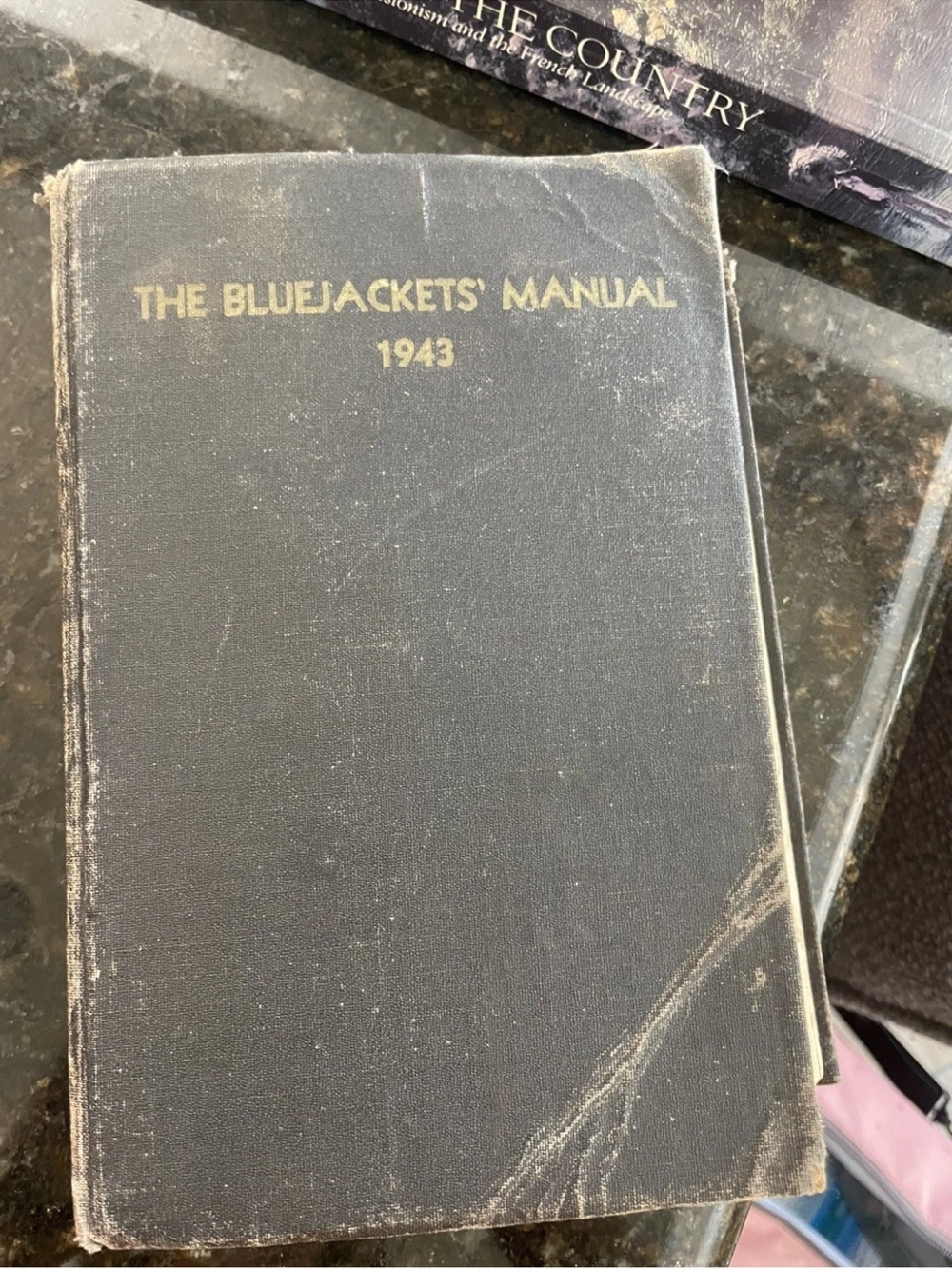 1943 THE BLUE JACKETS’ MANUAL, WW2 United States Navy Training Manual Book